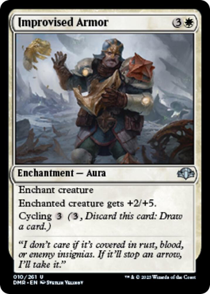Improvised Armor 10 card