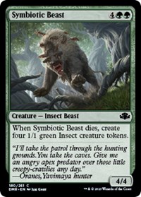 Symbiotic Beast - Dominaria Remastered - Magic: The Gathering card