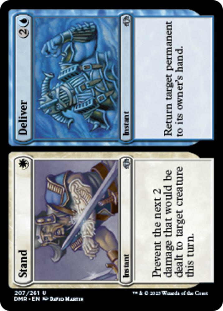 Stand // Deliver 207 card