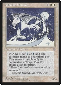 Adarkar Unicorn - Ice Age - Magic: The Gathering card