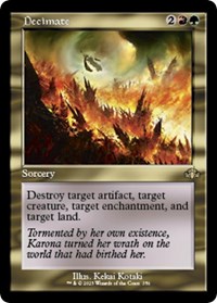 Decimate (Retro Frame) - Dominaria Remastered - Magic: The Gathering card