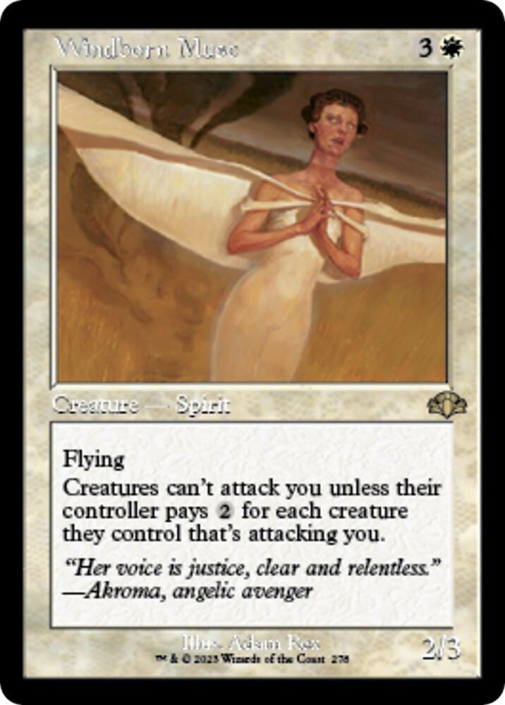 Windborn Muse (Retro Frame) 278 card