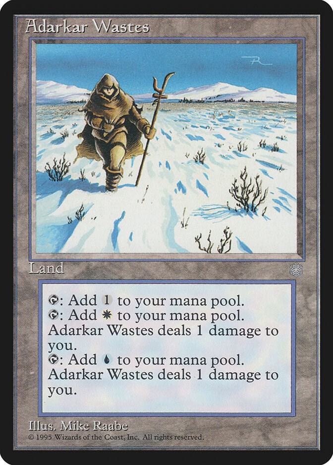 アダーカー荒原/Adarkar Wastes ICE 4枚セット MTG Adarkar Wastes - Ice Age - Magic: The Gathering - TCGplayer.com