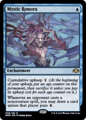 Mystic Remora 拡張 foil Mystic Remora - Dominaria Remastered - Magic: The Gathering