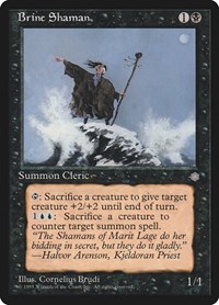 Brine Shaman - Ice Age - Magic: The Gathering card