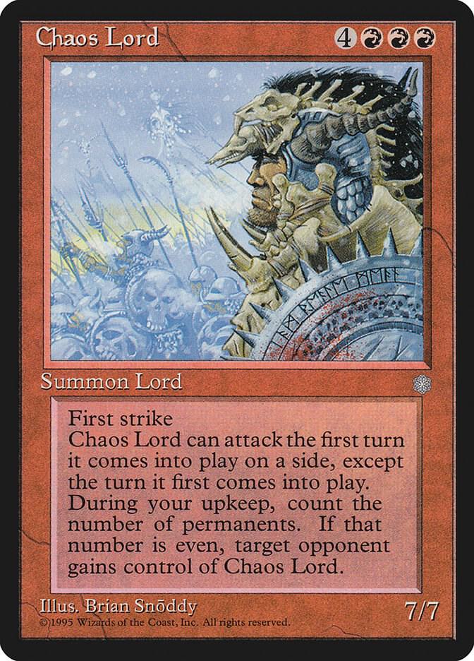 Chaos Lord - Ice Age - Magic: The Gathering - TCGplayer.com