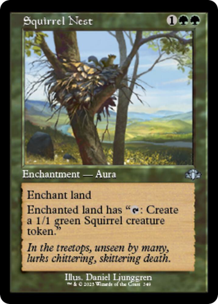Squirrel Nest (Retro Frame) 349 card