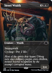 Street Wraith (Borderless) - Dominaria Remastered - Magic: The Gathering card