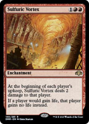 硫黄の渦/Sulfuric Vortex スカージ　英語版foil Sulfuric Vortex - Dominaria Remastered - Magic: The Gathering