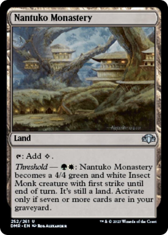 Nantuko Monastery 252 card