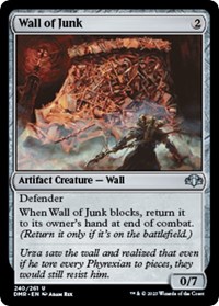 Wall of Junk - Dominaria Remastered - Magic: The Gathering card