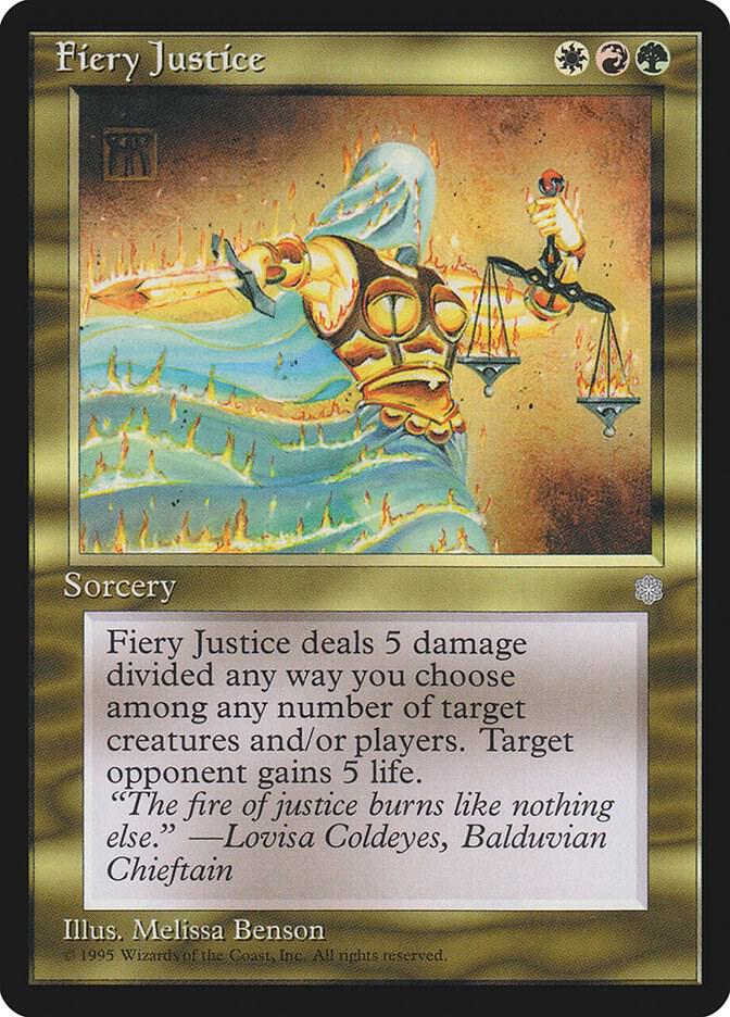 Fiery Justice - Ice Age - Magic: The Gathering - TCGplayer.com