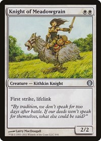Knight of Meadowgrain - Duel Decks: Knights vs. Dragons - Magic: The Gathering card