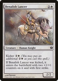Benalish Lancer - Duel Decks: Knights vs. Dragons - Magic: The Gathering card
