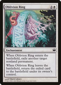 Oblivion Ring (Duel Decks: Knights vs. Dragons)