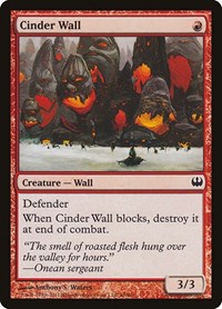 Cinder Wall (Duel Decks: Knights vs. Dragons)