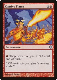 Captive Flame - Duel Decks: Knights vs. Dragons - Magic: The Gathering card