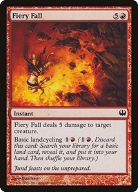 Fiery Fall (Duel Decks: Knights vs. Dragons)