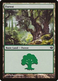 Forest (46) - Duel Decks: Knights vs. Dragons - Magic: The Gathering card