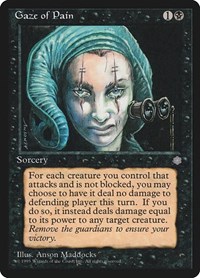 Gaze of Pain - Ice Age - Magic: The Gathering card