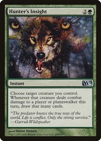 Hunter's Insight - Magic 2012 (M12) - Magic: The Gathering card
