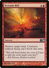 Tectonic Rift - Magic 2012 (M12) - Magic: The Gathering card
