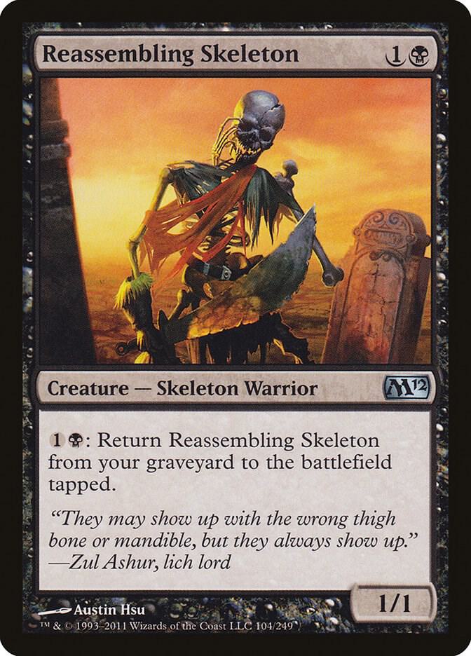 Reassembling Skeleton 104 card