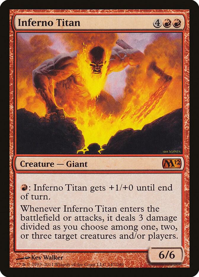 Inferno Titan - Magic 2012 (M12) - Magic: The Gathering