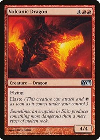 Volcanic Dragon - Magic 2012 (M12) - Magic: The Gathering card