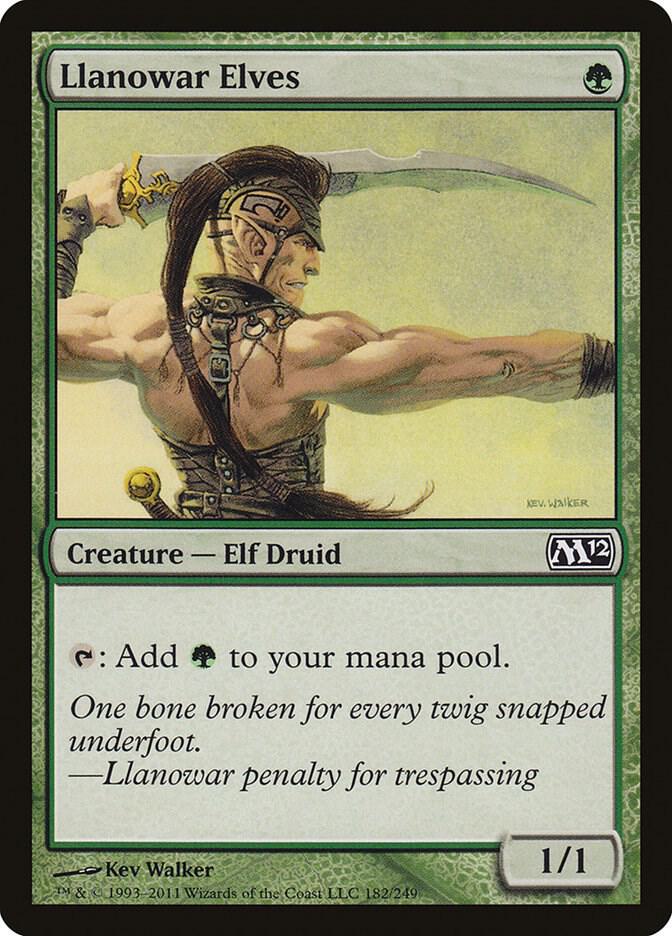 Llanowar Elves - Magic 2012 (M12) - Magic: The Gathering