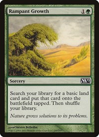 Magic Card Tempest MTG Rampant Growth