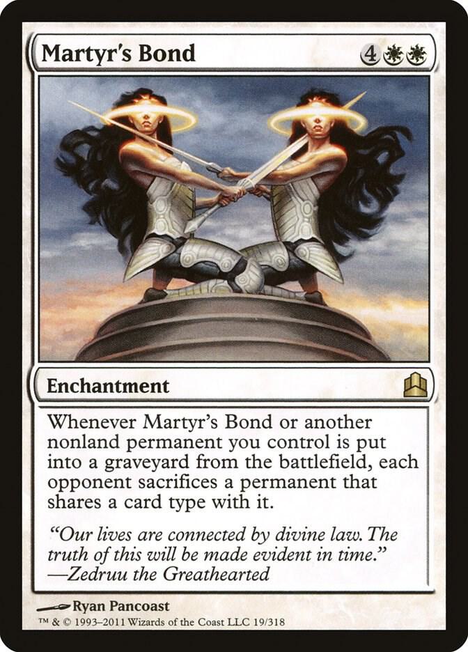Martyr's Bond 19 card