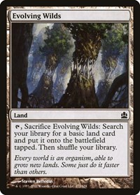 Evolving Wilds - Commander - Magic: The Gathering card