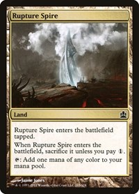 Rupture Spire - Commander - Magic: The Gathering card