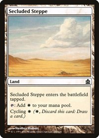 Secluded Steppe - Commander - Magic: The Gathering card
