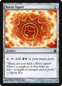 Boros Signet - Commander - Magic: The Gathering card