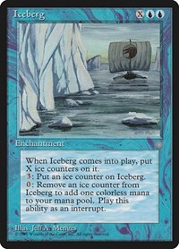 Iceberg - Ice Age - Magic: The Gathering card