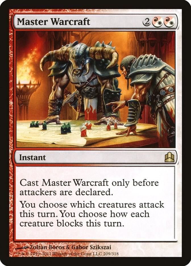 Master Warcraft 209 card