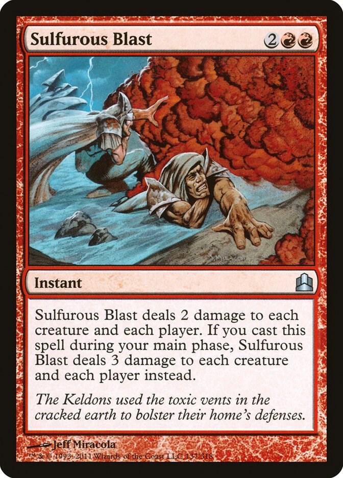 Sulfurous Blast 137 card