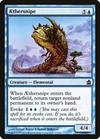 Aethersnipe - Commander - Magic: The Gathering card