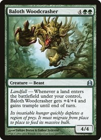 Baloth Woodcrasher (Commander)