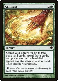 Cultivate - Commander - Magic: The Gathering card