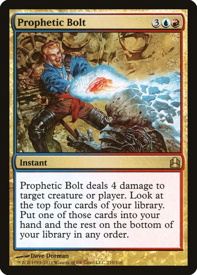 Prophetic Bolt 219 card