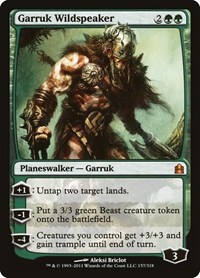 Garruk Wildspeaker - Commander - Magic: The Gathering card