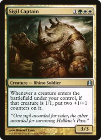 Sigil Captain - Commander - Magic: The Gathering card