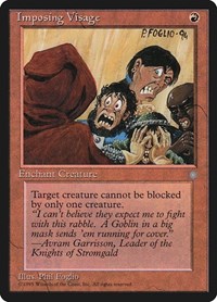 Imposing Visage - Ice Age - Magic: The Gathering card