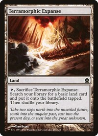 Terramorphic Expanse - Commander - Magic: The Gathering card