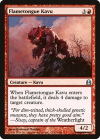 Flametongue Kavu (Commander)