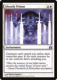 Ghostly Prison - Commander - Magic: The Gathering card
