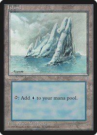 Island (334) - Ice Age - Magic: The Gathering card